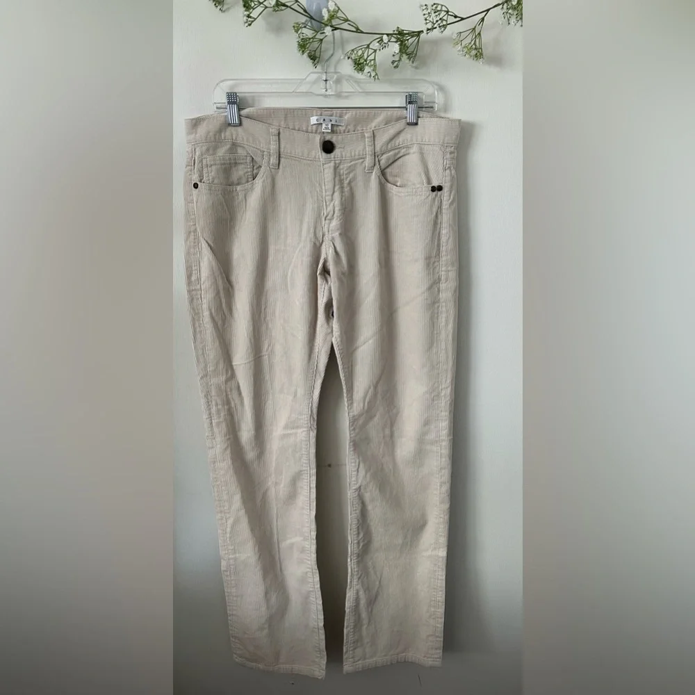 Vintage Cabi | Cream Cord Slim Bootcut